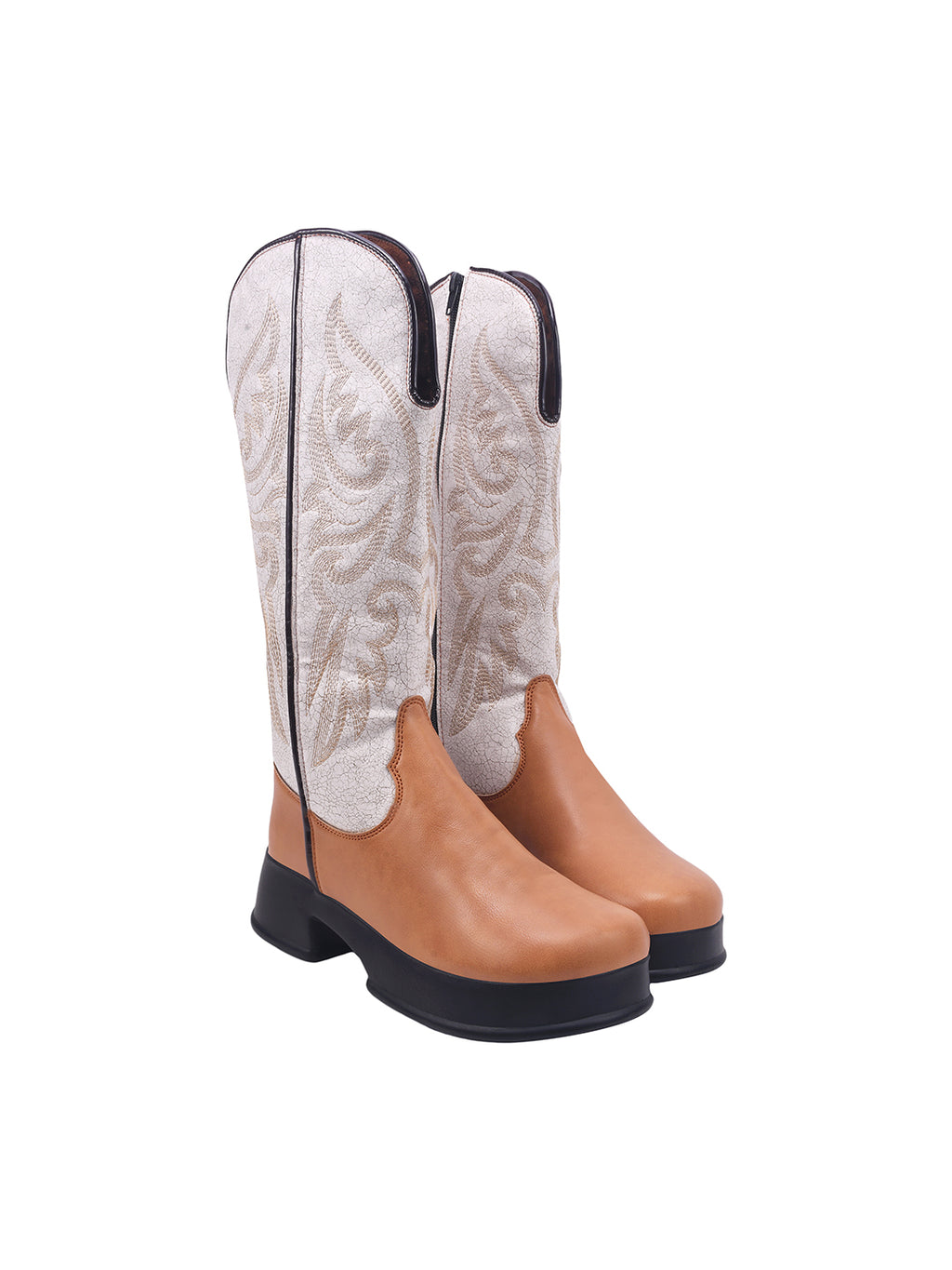 Luxury Embroidered Long Boots for Women | Elegant Knee High Footwear | Premium Casual & Occasion Wear