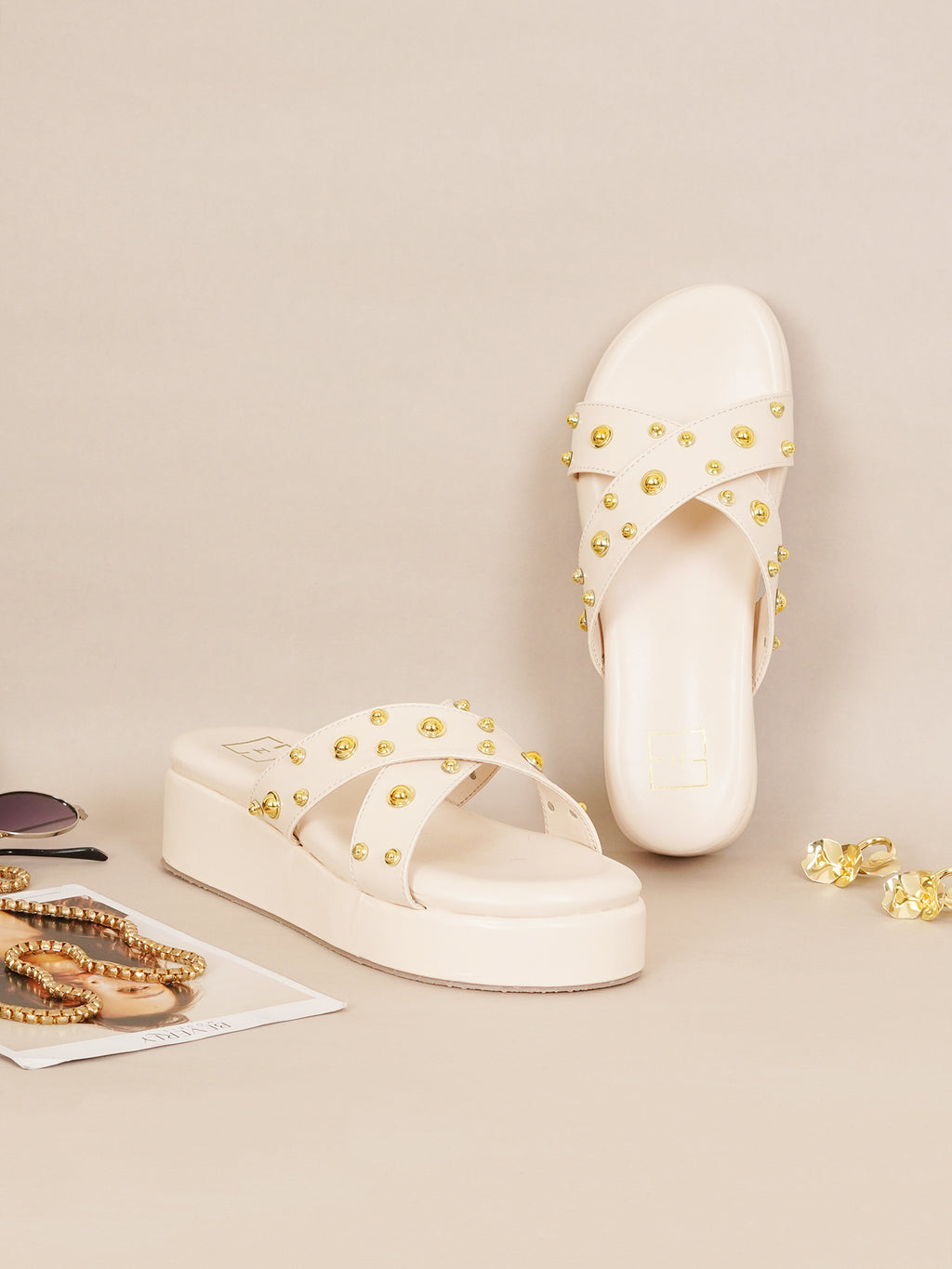 Cream Platform Heels | Chic Luxury Footwear for Parties, Weddings & Special Occasions