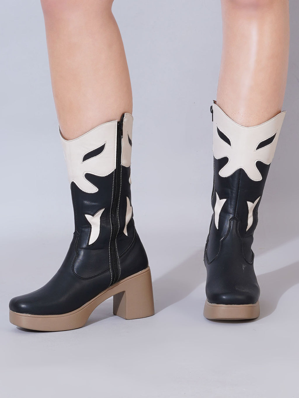 Black Cowboy Boots for Women | Classic Pointed Toe Western Boots | Premium Fashion & Festival Wear