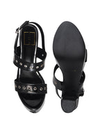 Black High Heel Sandals for Women | 5 Inch Stiletto Heels | Luxury Party & Evening Wear Footwear