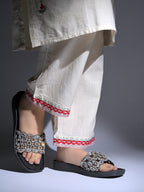 Black Gemini said Midnight Galaxy Embellished Comfort Flats For Women & Girls