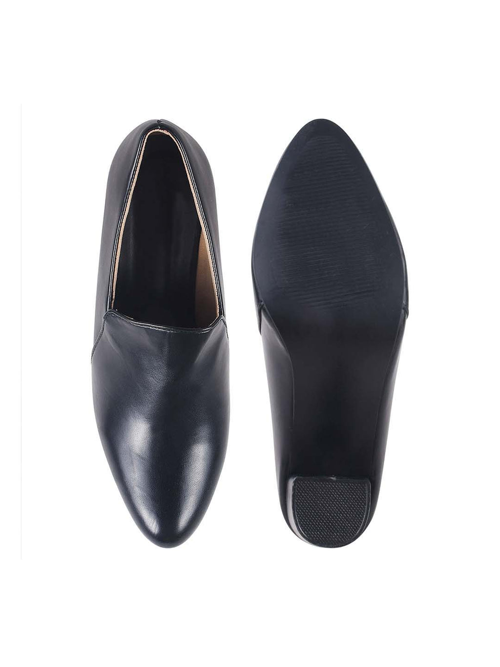 Black Office Pumps for Women | Classic Closed Toe Heels | Premium Formal & Work Wear Footwear
