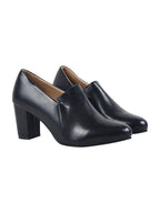 Black Office Pumps for Women | Classic Closed Toe Heels | Premium Formal & Work Wear Footwear
