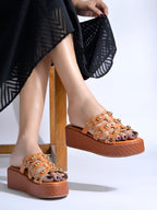 Tan Platform Heels | Chic Luxury Footwear for Parties, Weddings & Special Occasions