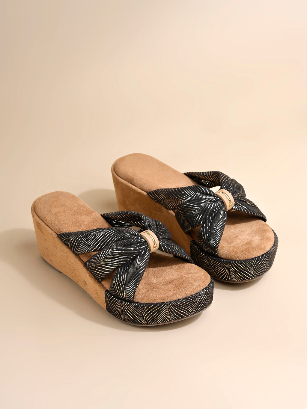 Women’s Beige Platform Heels | Elegant Chunky Heel Sandals | Premium Luxury Party & Wedding Footwear