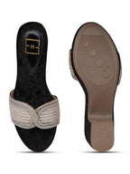 Luxury Black Rhinestone Heels for Women | Classic Heels | Elegant Bridal, Wedding & Party Wear