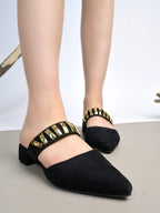 Women’s Black Pumps | Classic Pointed Toe Heels | Luxury Designer Footwear for Party & Formal Wear