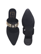 Women’s Black Pumps | Classic Pointed Toe Heels | Luxury Designer Footwear for Party & Formal Wear