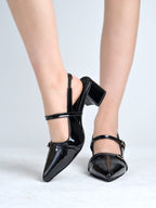 Women’s Black Pumps | Classic Pointed Toe Heels | Luxury Designer Footwear for Party & Formal Wear