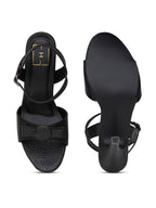 Women’s Black Stiletto Heels | Elegant Pointed Toe High Heel Sandals | Luxury Party & Evening Wear