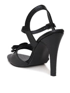 Women’s Black Stiletto Heels | Elegant Pointed Toe High Heel Sandals | Luxury Party & Evening Wear