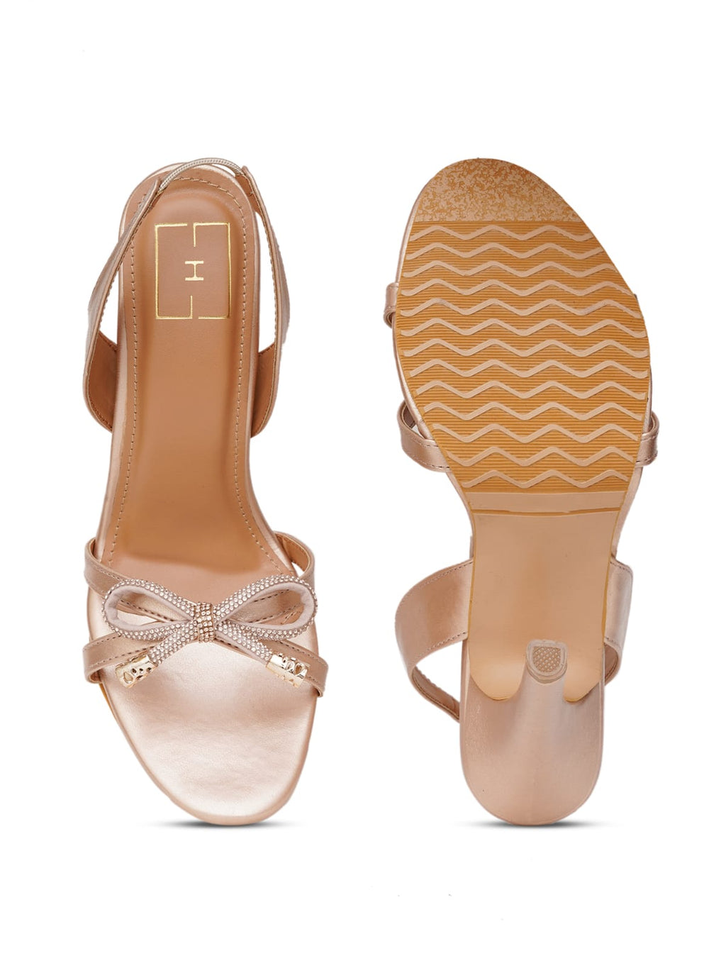 Rose Gold Platform Heels | Glamorous Women’s High Heel Sandals for Parties & Special Events