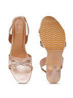 Rose Gold Platform Heels | Glamorous Women’s High Heel Sandals for Parties & Special Events