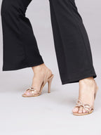Rose Gold Platform Heels | Glamorous Women’s High Heel Sandals for Parties & Special Events