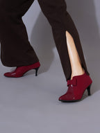 Cherry Pumps for Women | Classic Pointed Toe Heels | Elegant Luxury Party & Formal Footwear