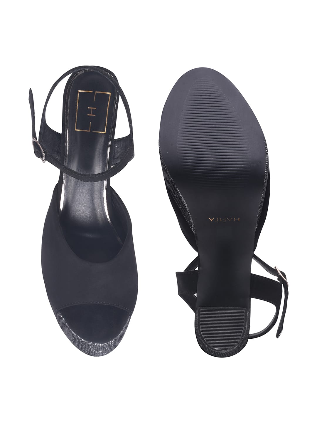 Luxury Women's Black High Heel  Sandals for Women | 5 Inch High Heels | Glamorous Evening & Occasion Footwear