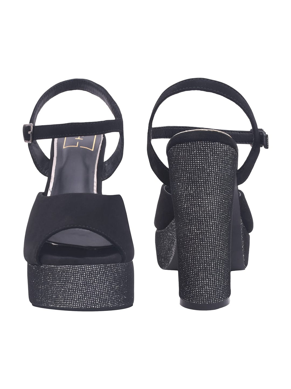 Luxury Women's Black High Heel  Sandals for Women | 5 Inch High Heels | Glamorous Evening & Occasion Footwear