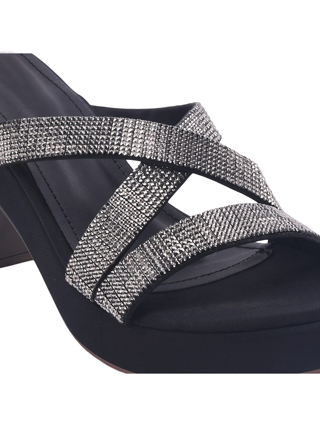 Black Platform Heels for Women | Luxury High Heel Sandals | Party, Wedding & Festive Wear Footwear